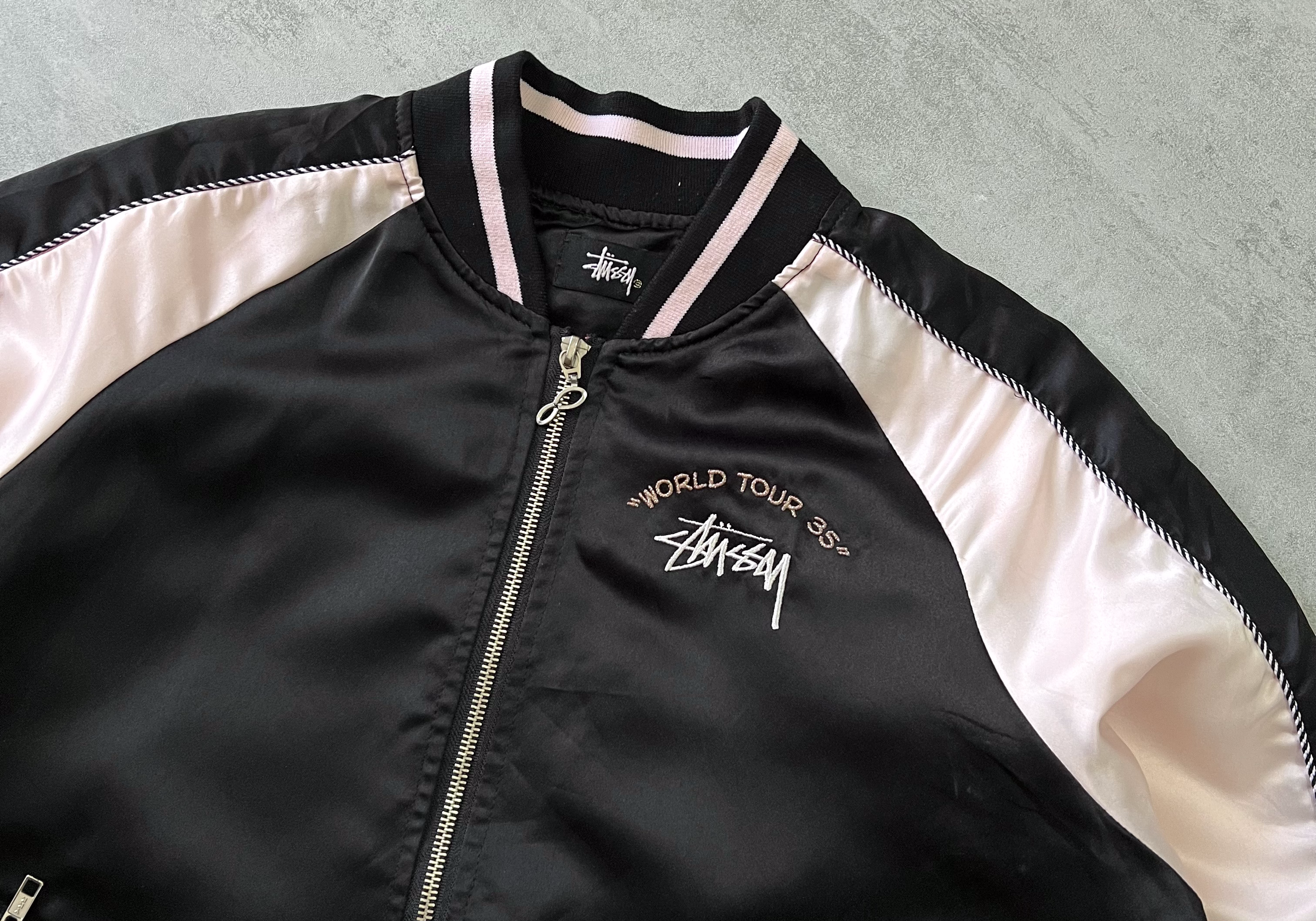 Stussy RARE 2000s varsity jacket (S)