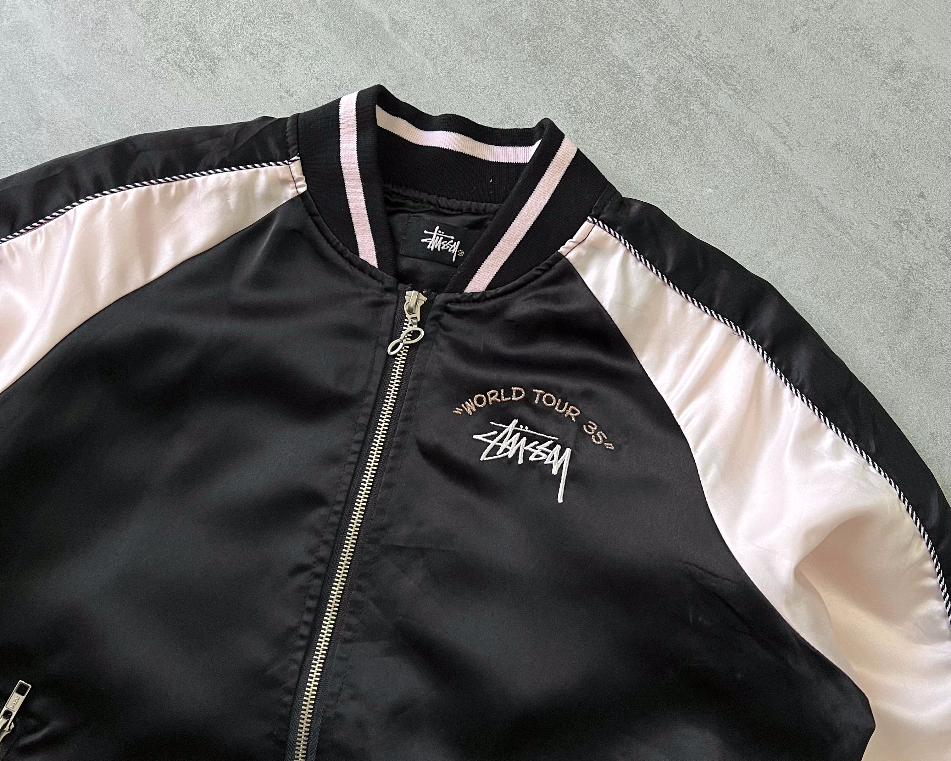 Stussy RARE 2000s varsity jacket (S)