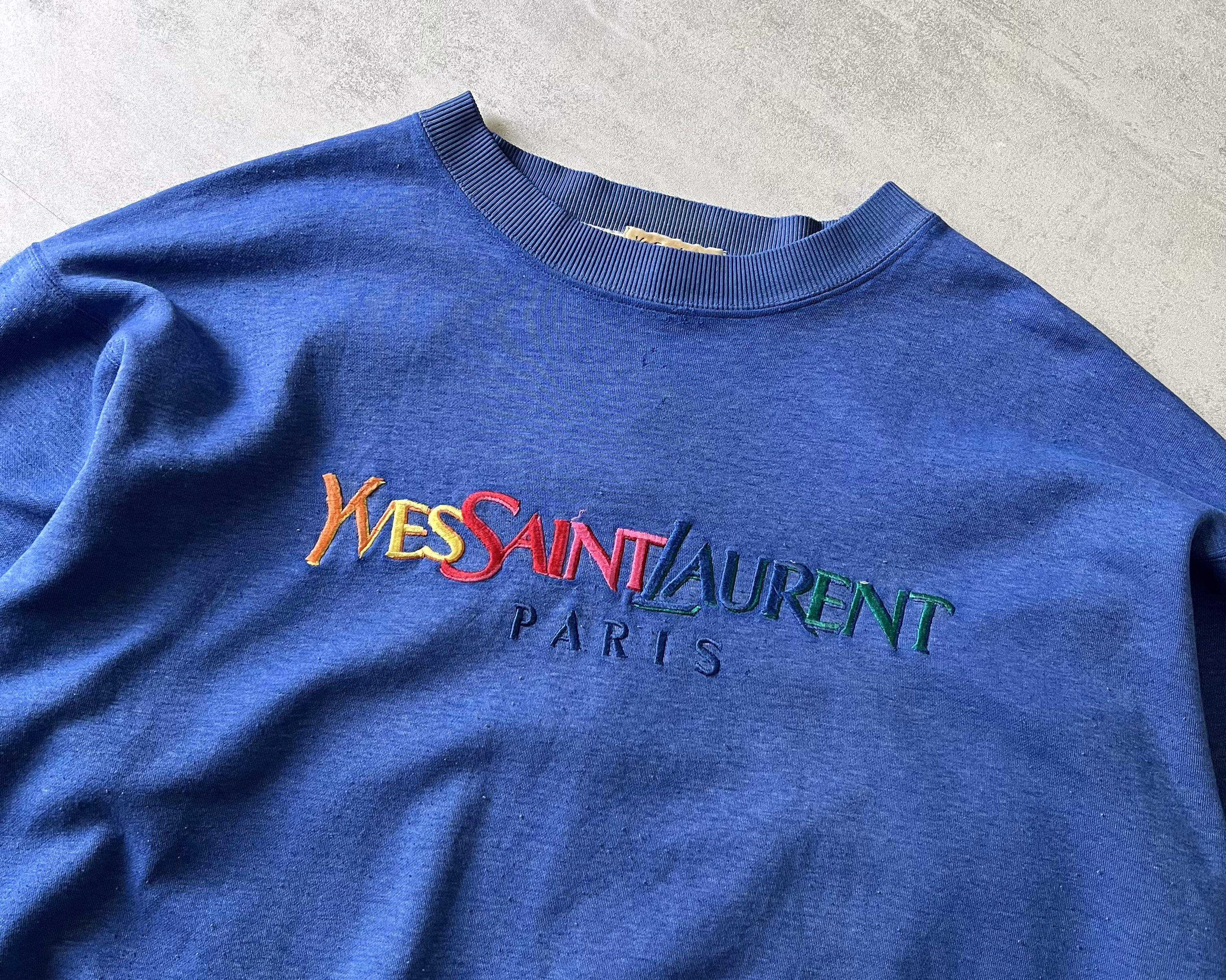 YSL RARE 1990s crewneck sweatshirt (L)