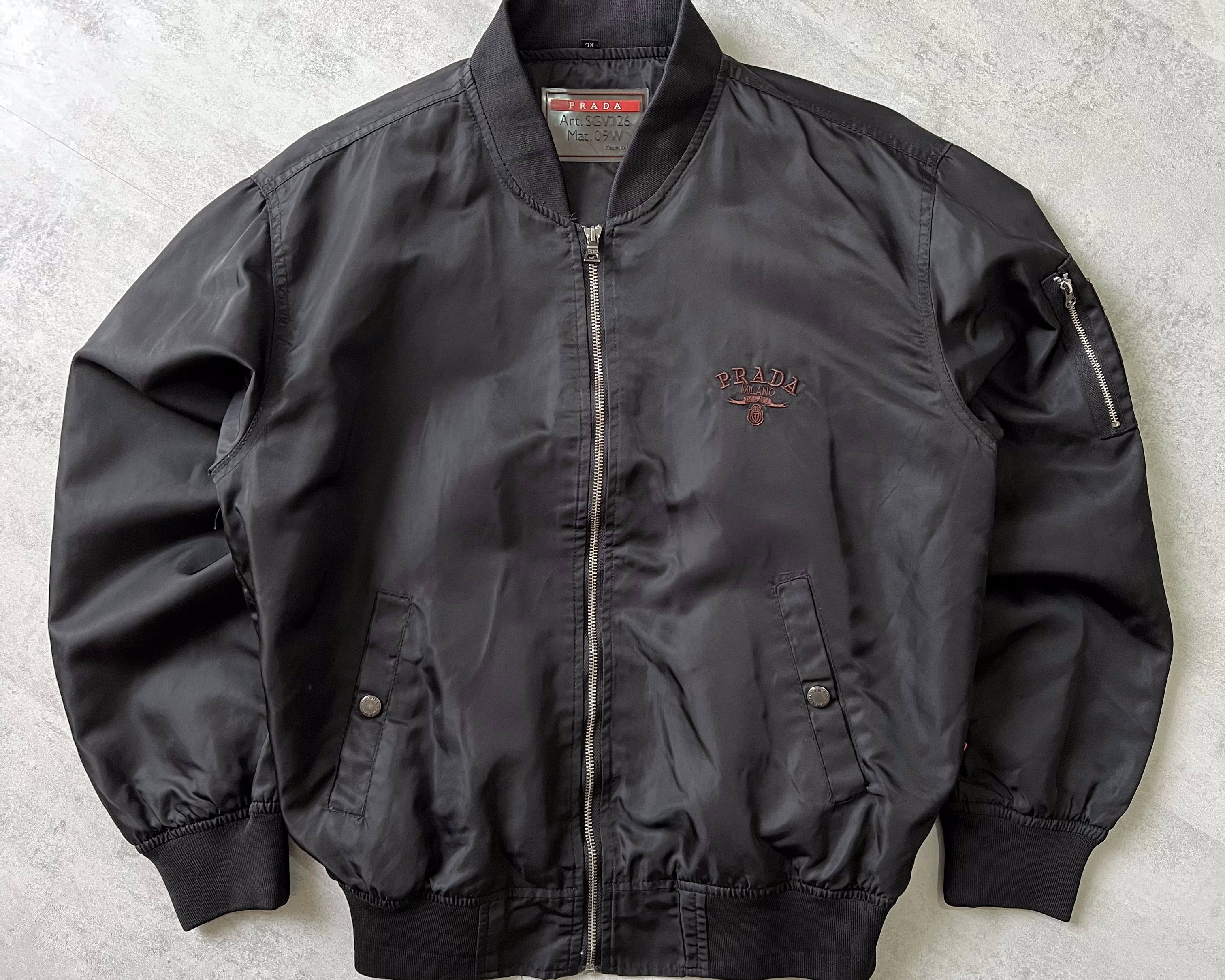 Prada RARE 2000s varsity jacket (M)