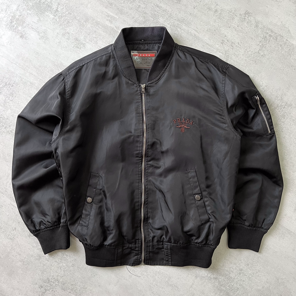 Prada RARE 2000s varsity jacket (M)
