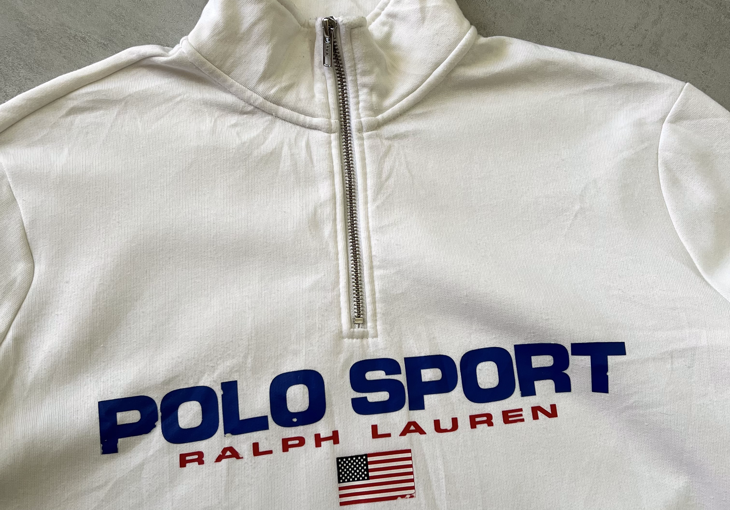 Ralph Lauren 2000s 1/4 zip sweatshirt (L)