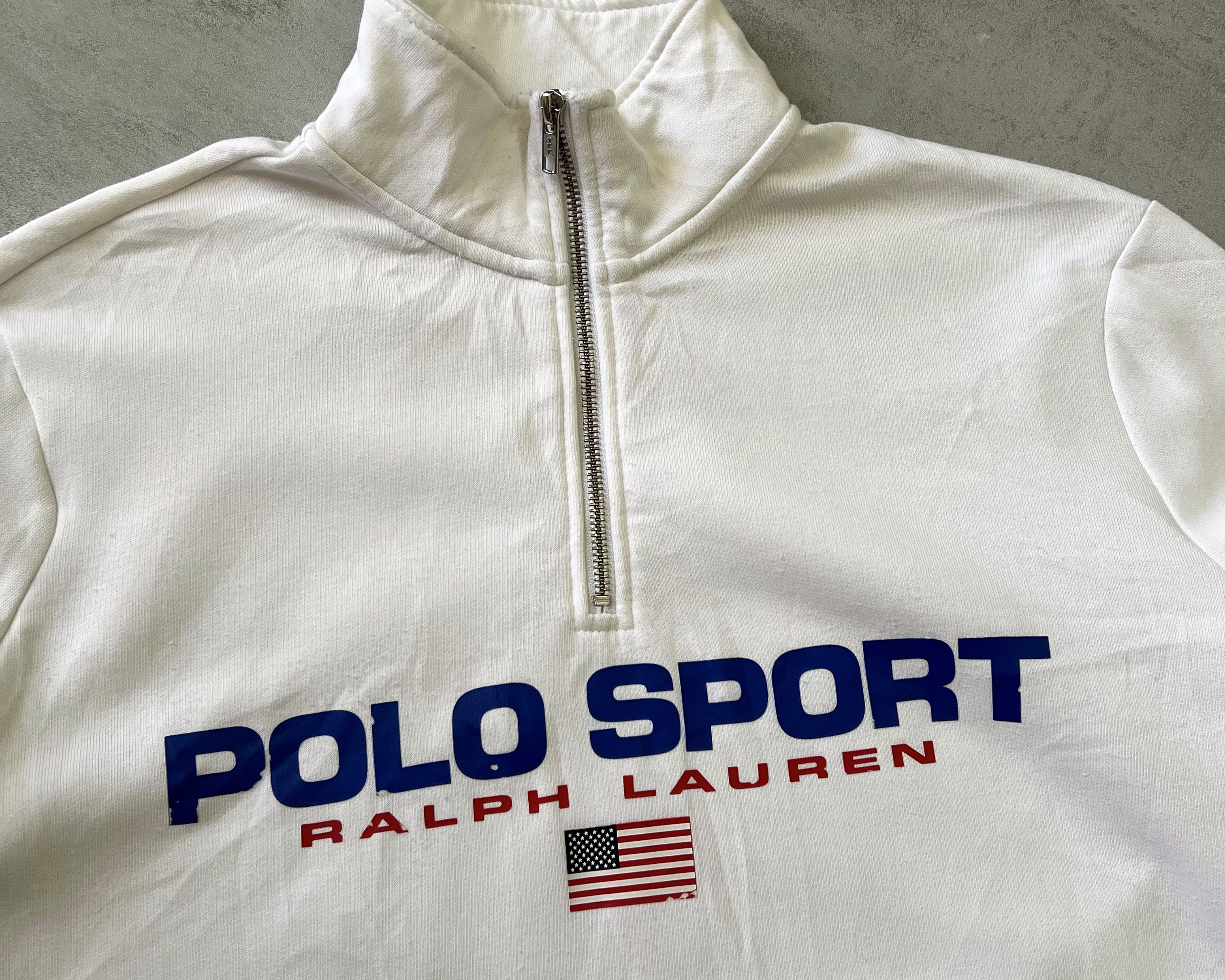 Ralph Lauren 2000s 1/4 zip sweatshirt (L)