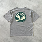 Stussy RARE 1990s heavyweight spellout t-shirt (S)