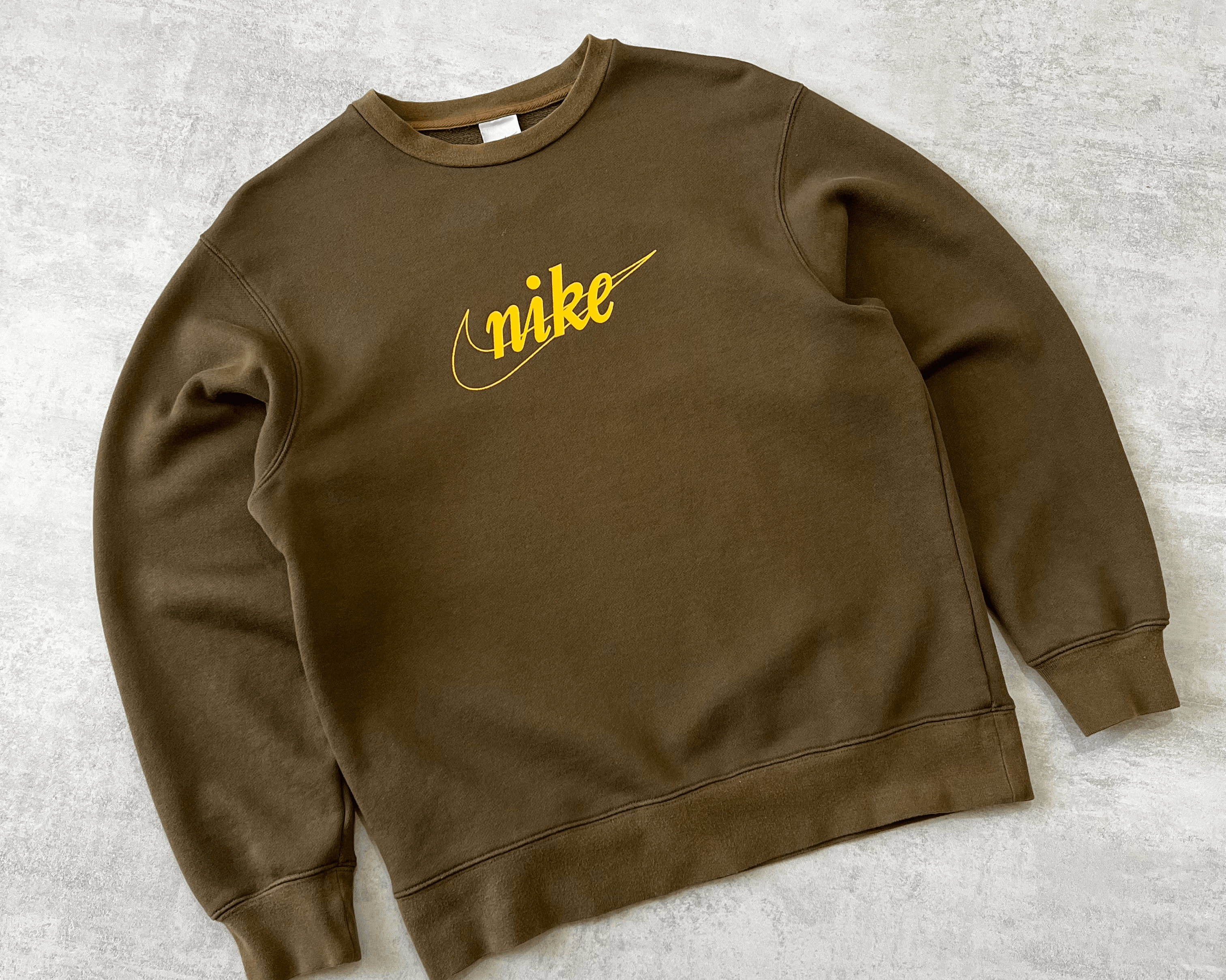Nike 1990s heavyweight emboredired sweatshirt (L)