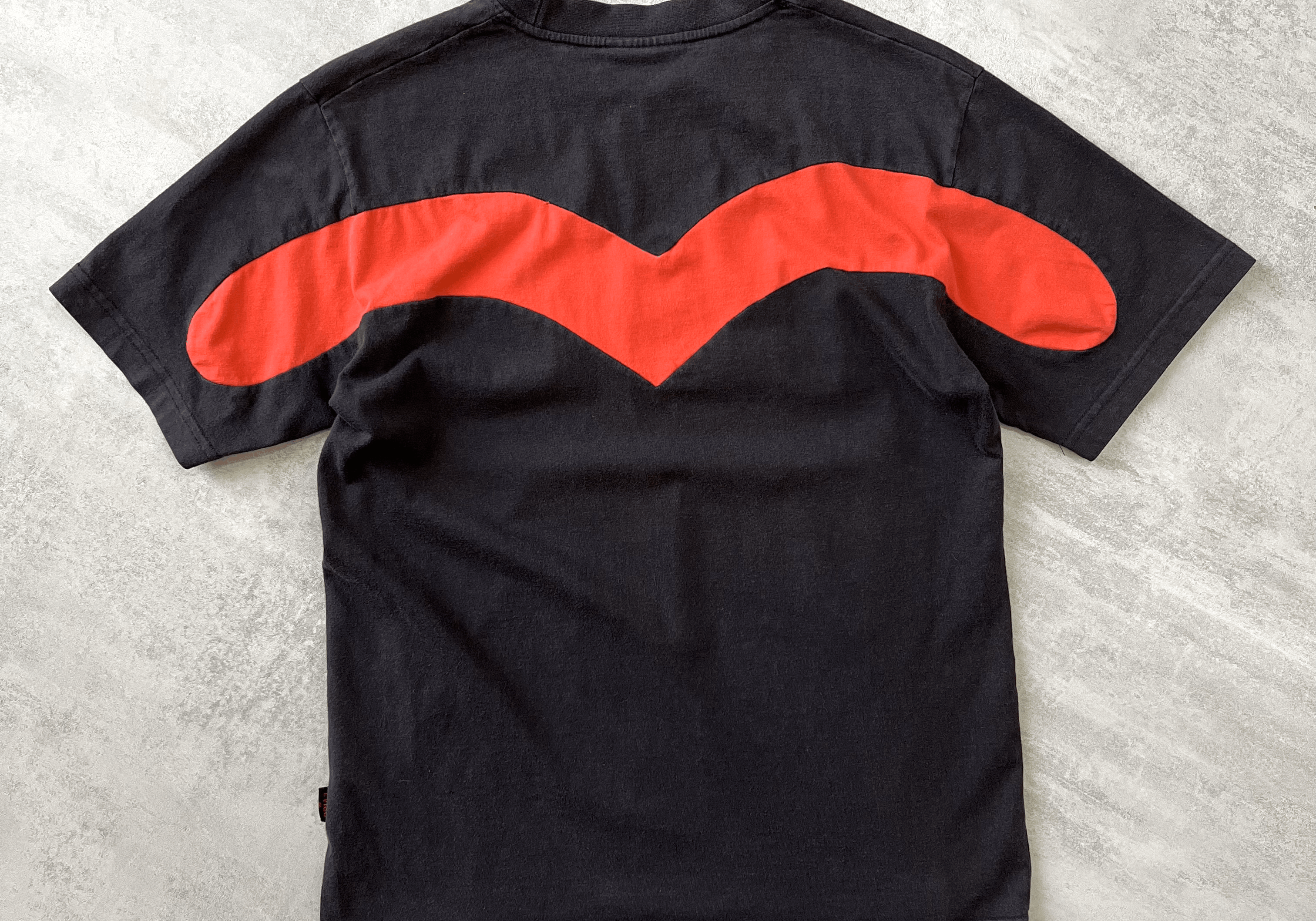 Evisu 1990s heavyweight spellout t-shirt (M)