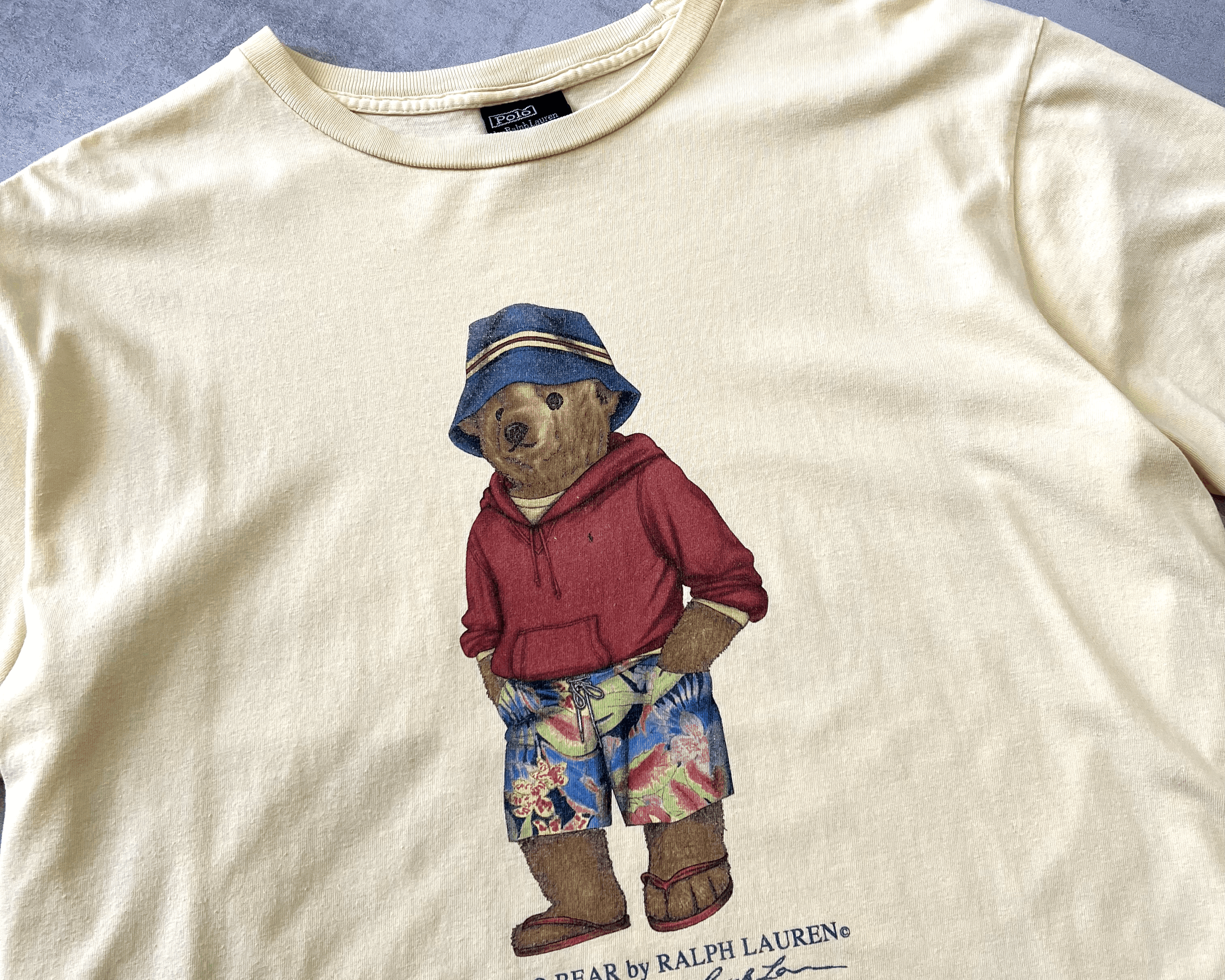 Polo Ralph Lauren 1990s heavyweight embroidered t-shirt (M)