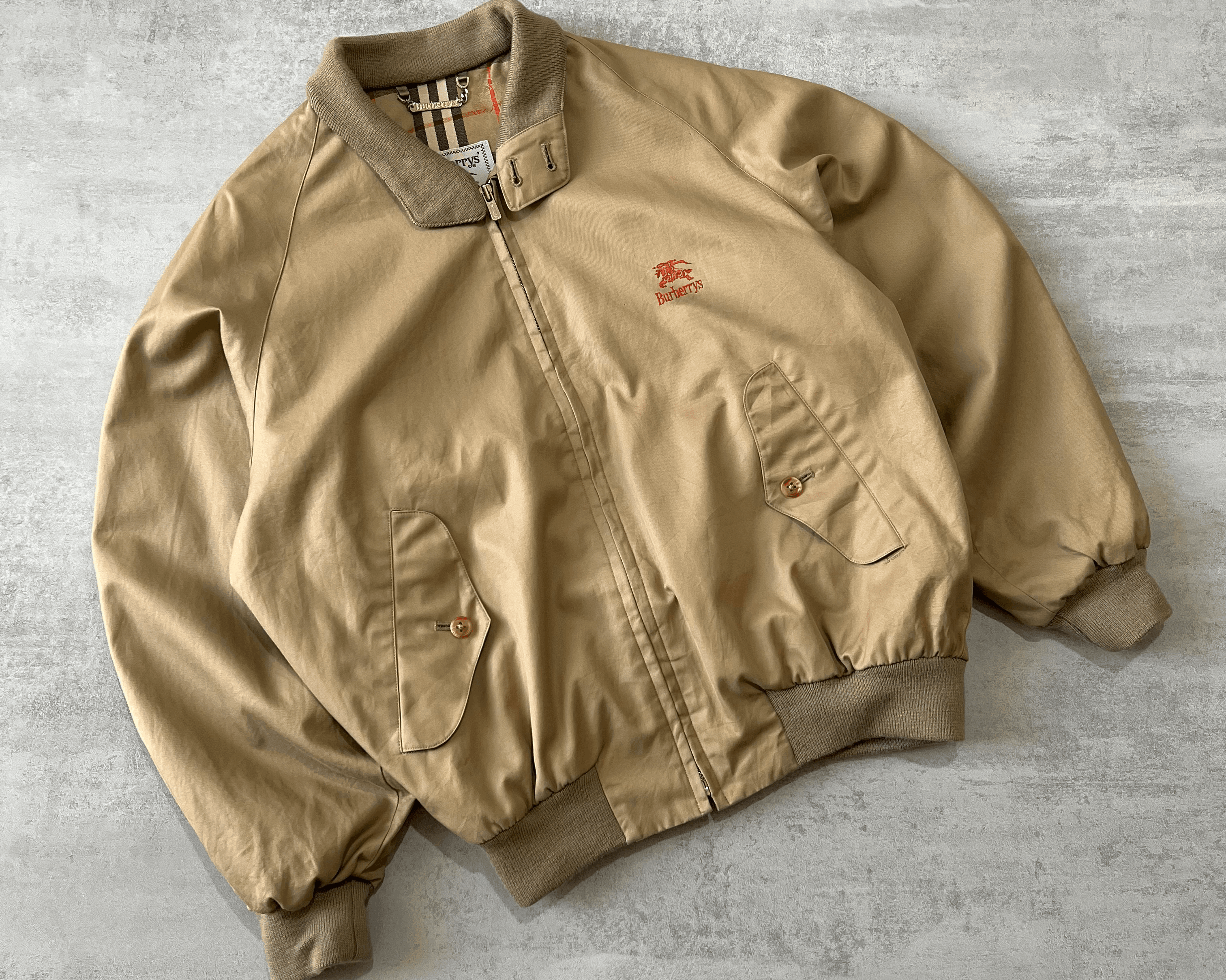 Burberrys 1990s harrignton jacket (M)