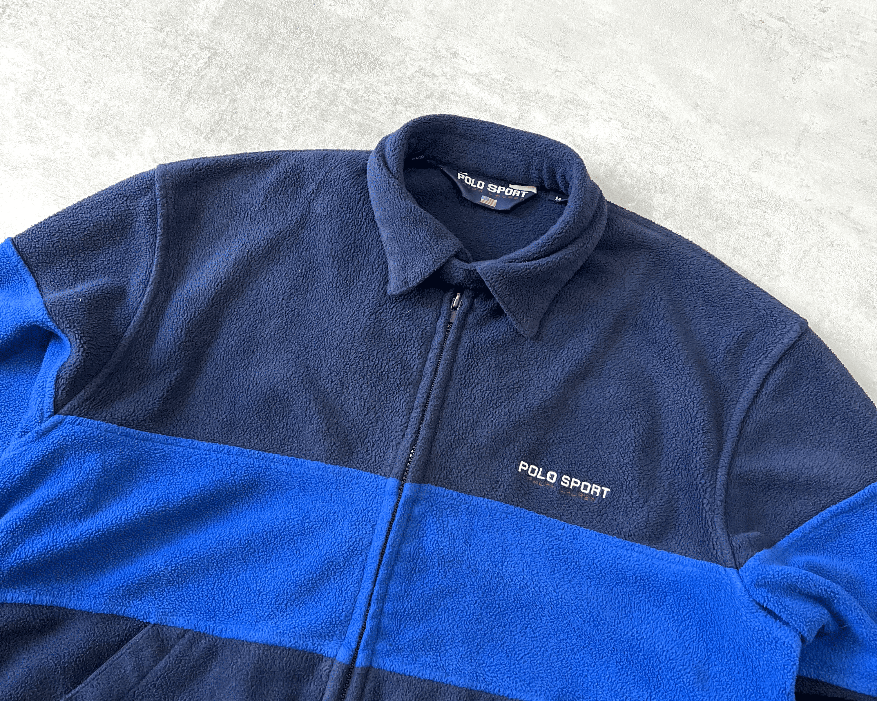 Polo Sport Ralph Lauren RARE 1990s heavyweight fleece jacket (M)