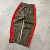 Nike 2000s double swoosh track pants (M)