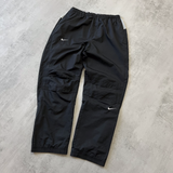 Nike 2000s double swoosh track pants (L)