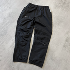 Nike 2000s double swoosh trackpants (L)
