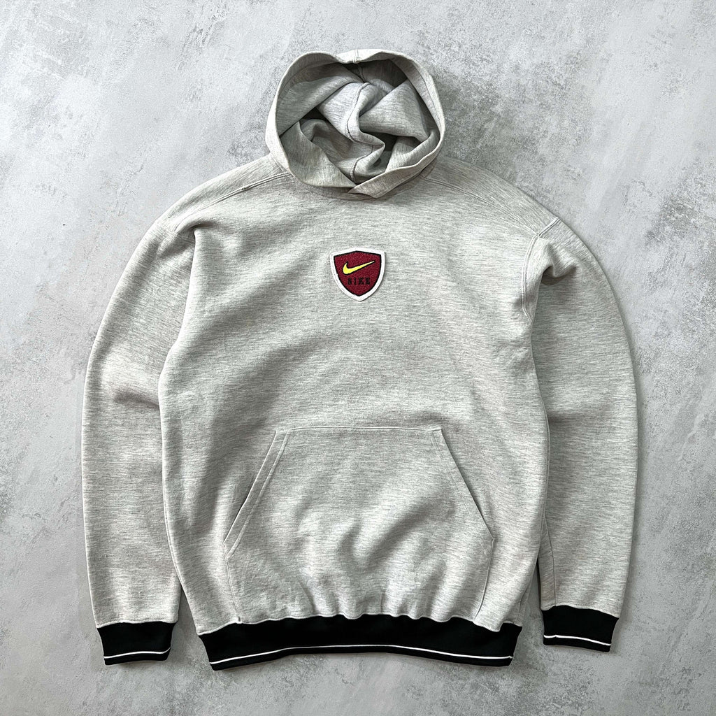 Nike 1990s heavyweight embroidered hoodie (XL)
