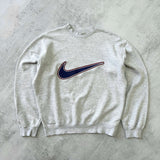 Nike 1990s heavyweight embroidered sweatshirt (L)