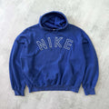 Nike 1990s heavyweight spellout hoodie (S)