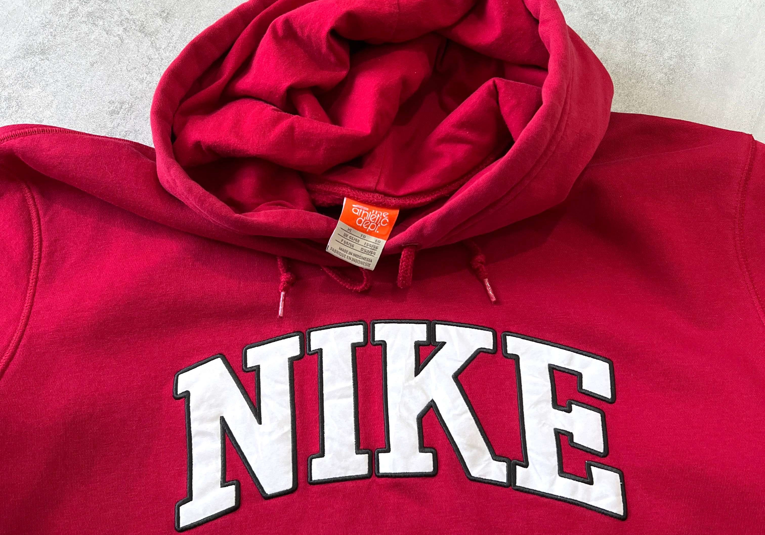 Nike 2000s heavyweight embroidered hoodie (XL)