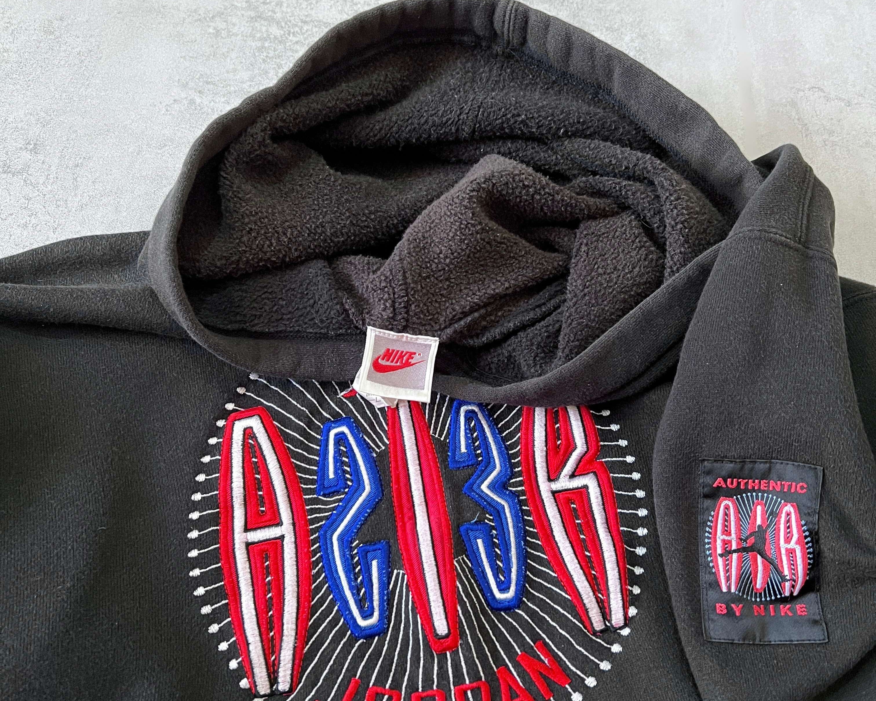 Nike RARE 1990s Air Jordan heavyweight crewneck hoodie (L)