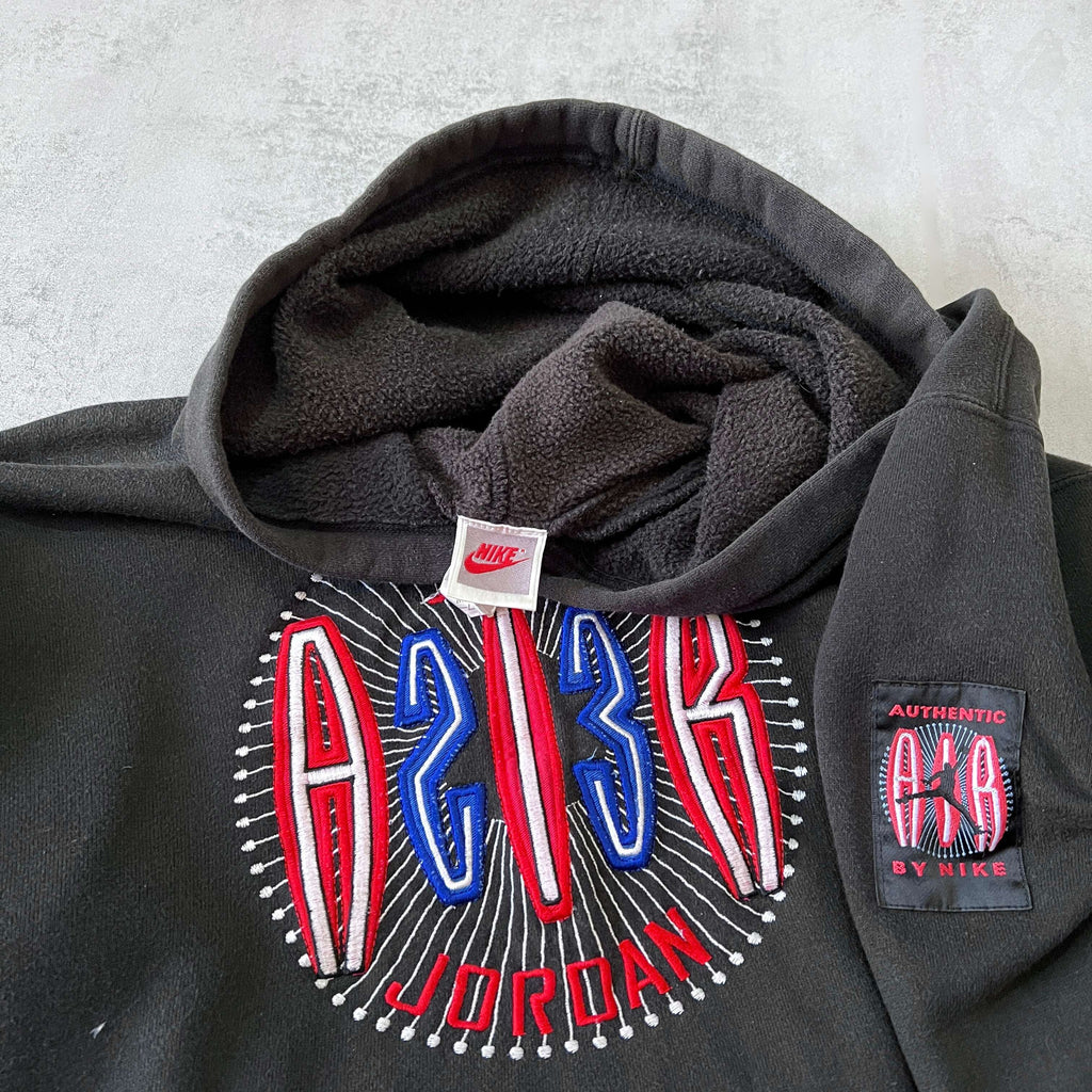 Nike RARE 1990s Air Jordan heavyweight crewneck hoodie (L)