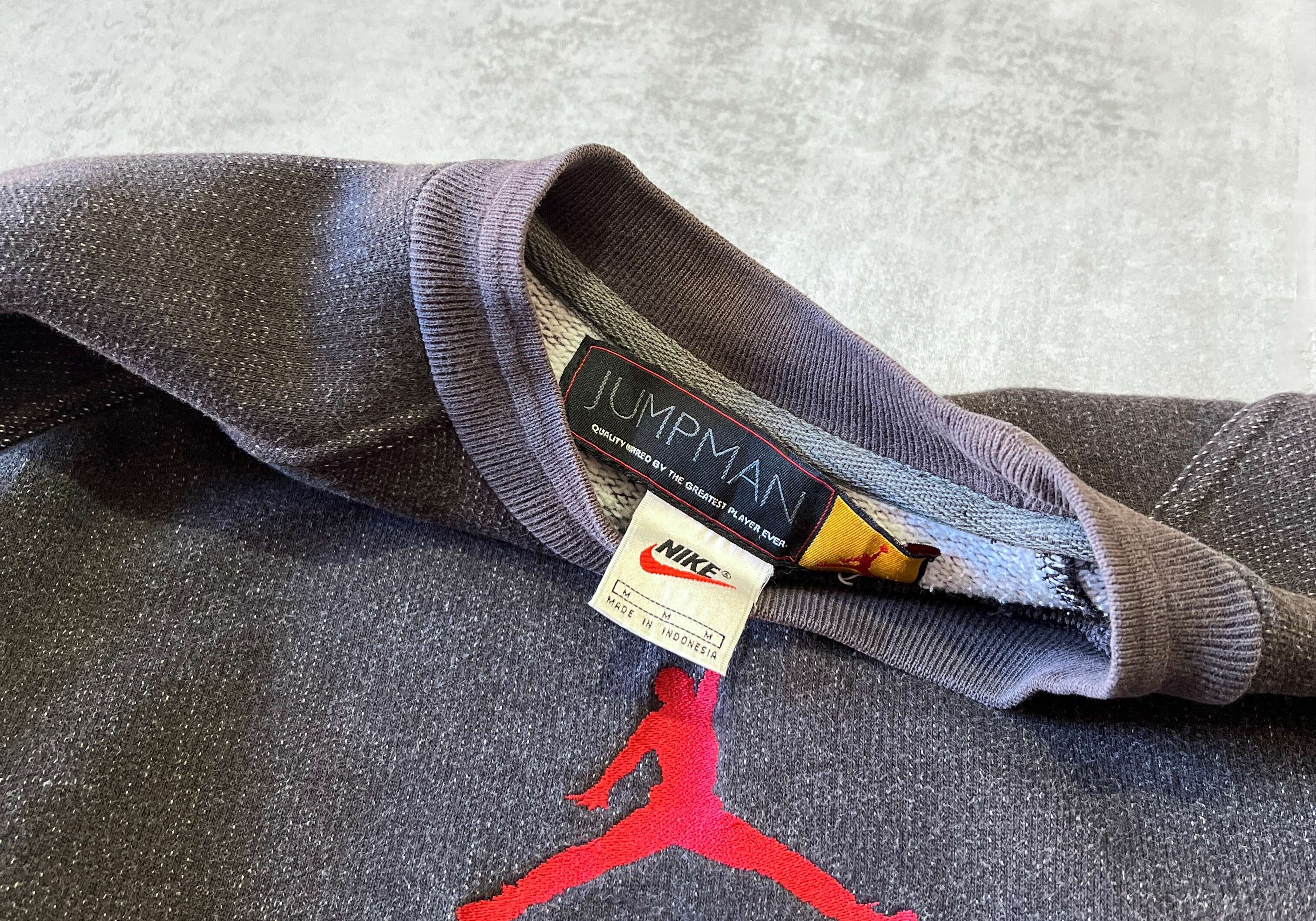 Nike RARE 1990s Air Jordan heavyweight embroidered sweatshirt (L)