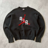 Nike RARE 1990s Air Jordan heavyweight embroidered sweatshirt (M)