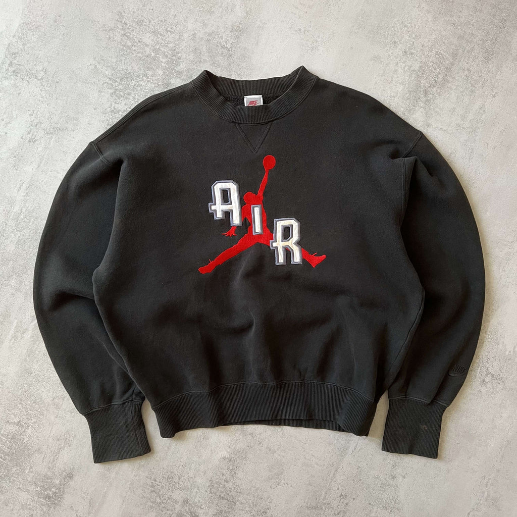 Nike RARE 1990s Air Jordan heavyweight embroidered sweatshirt (M)