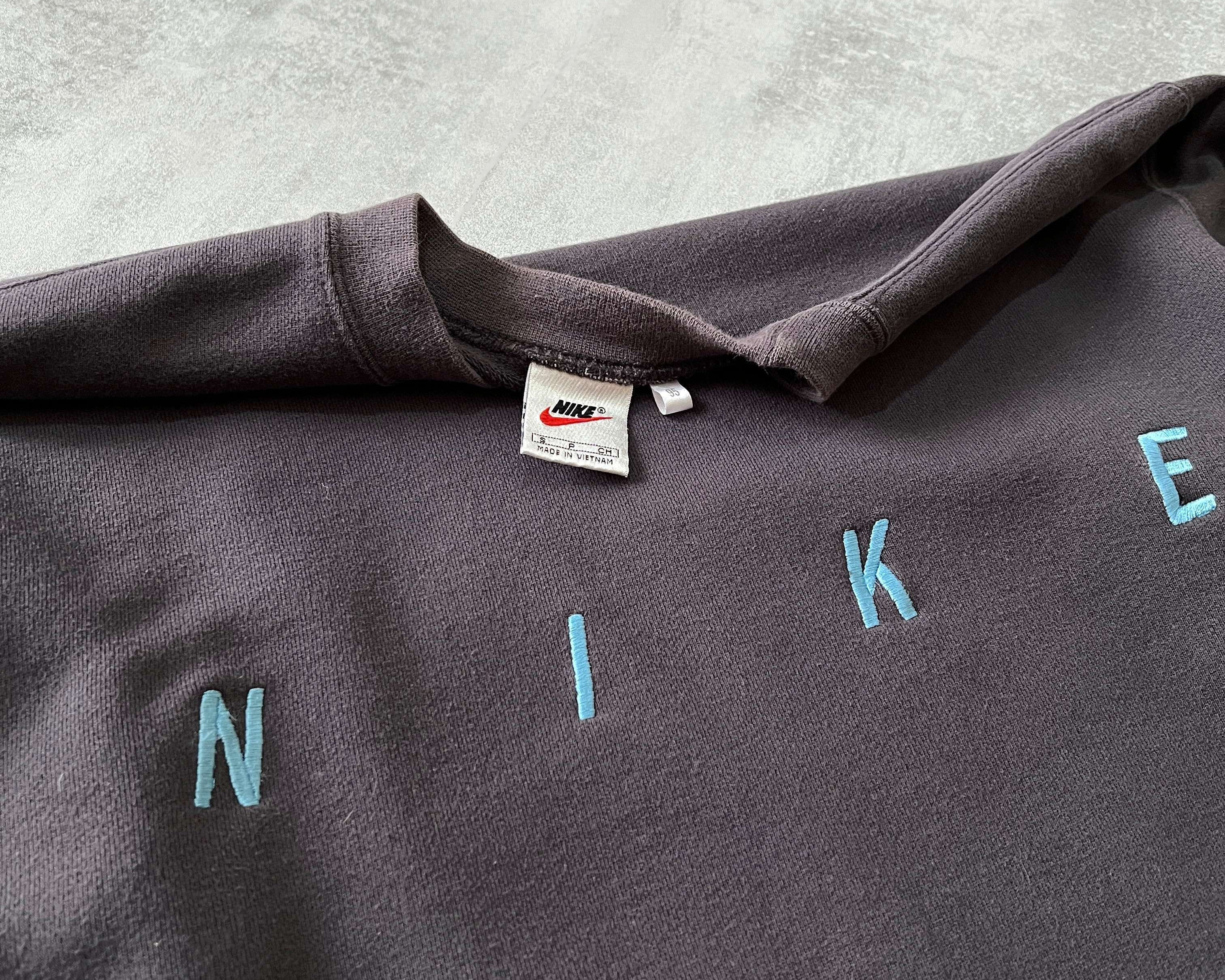 Nike RARE 1990s heavyweight embroidered sweatshirt (S)