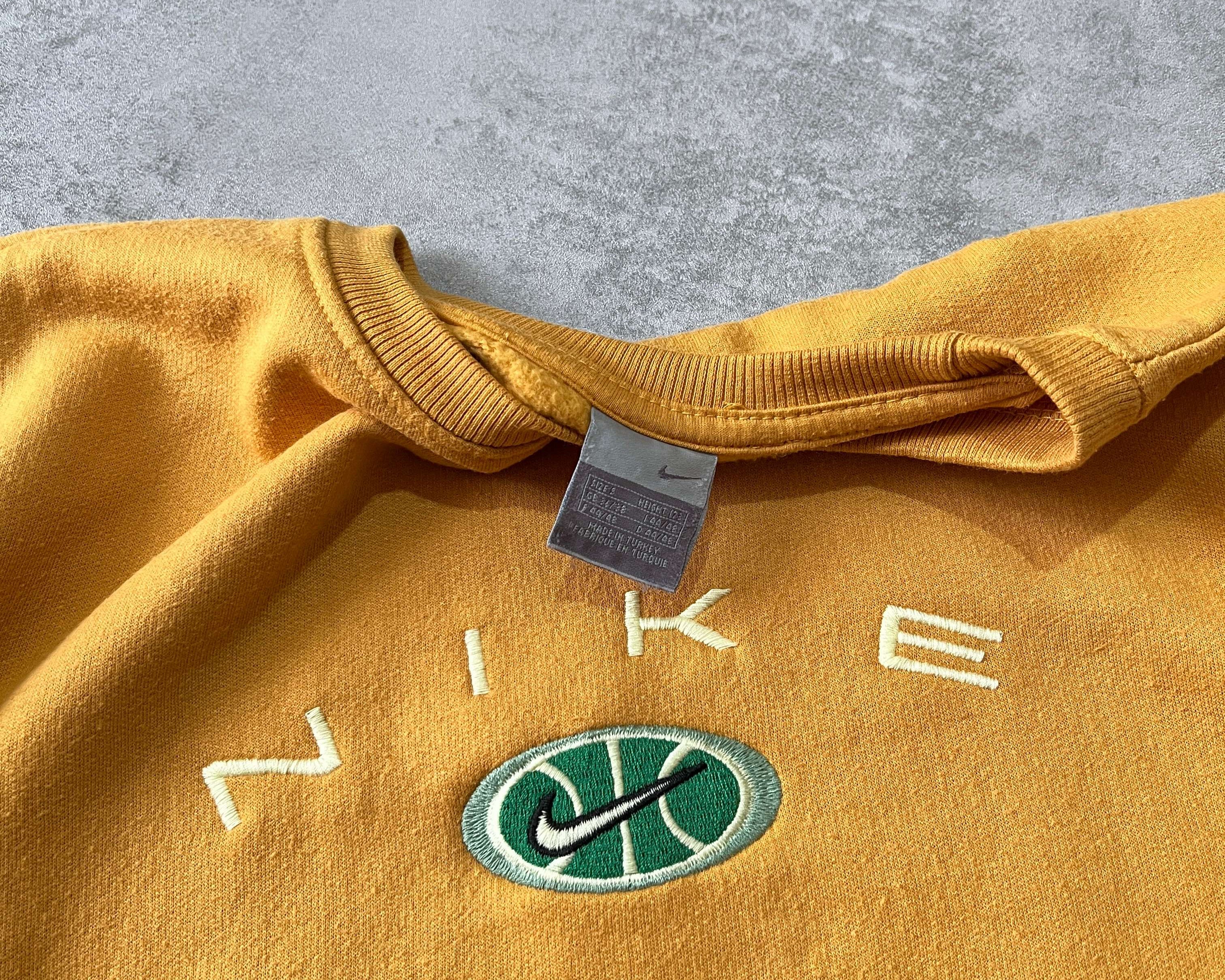 Nike RARE 2000s heavyweight embroidered sweatshirt (M)