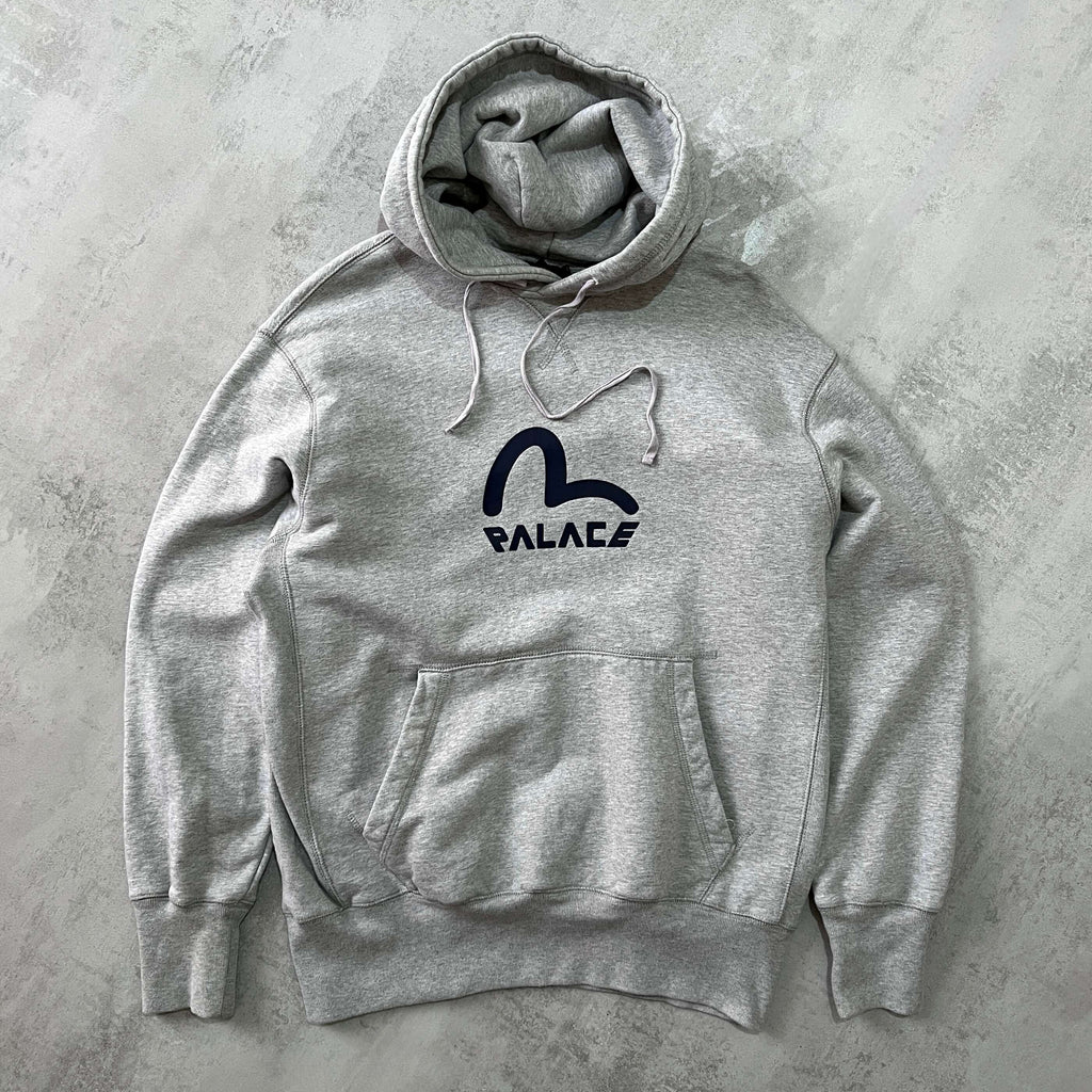 Palace x Evisu heavyweight spellout hoodie (XL)