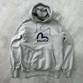 Palace x Evisu heavyweight spellout hoodie (XL)