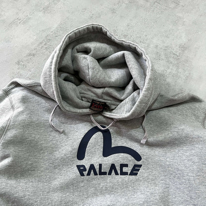 Palace x Evisu heavyweight spellout hoodie (XL)