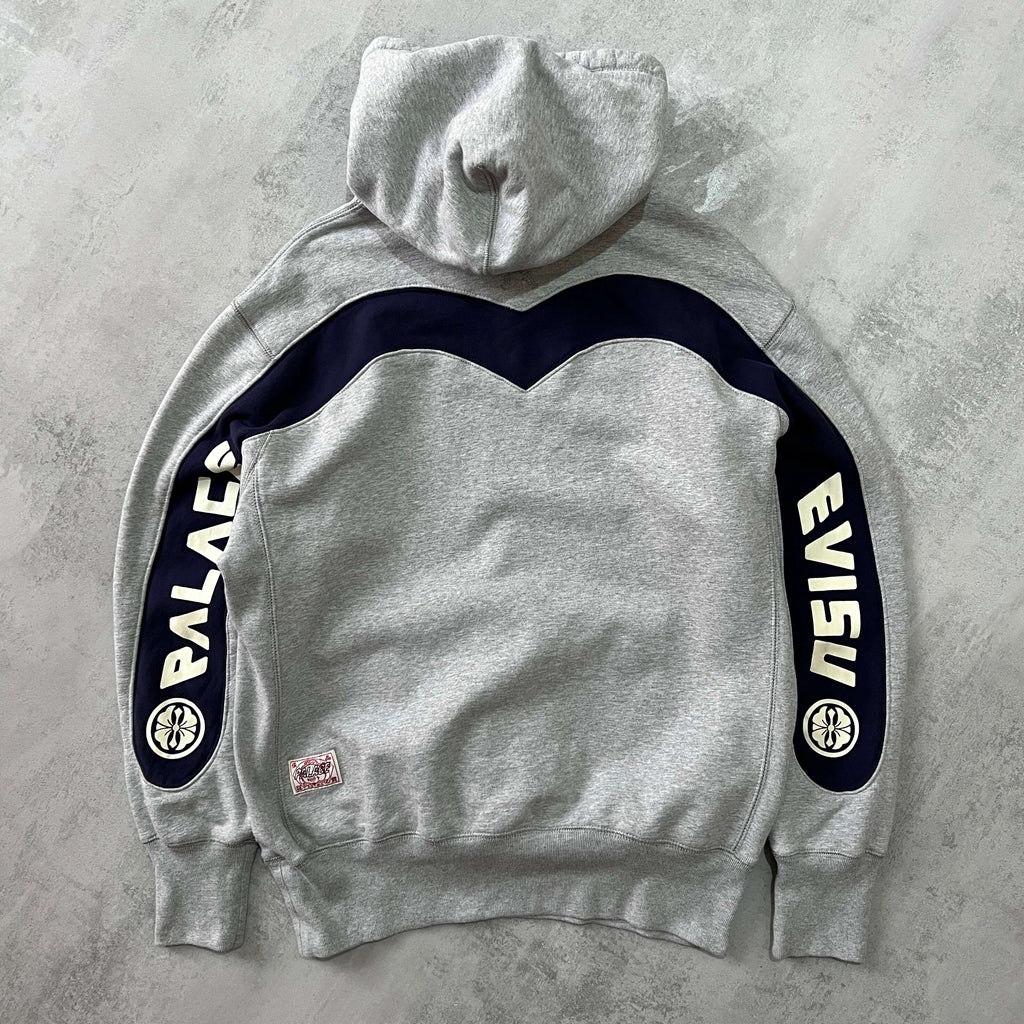 Palace x Evisu heavyweight spellout hoodie (XL)
