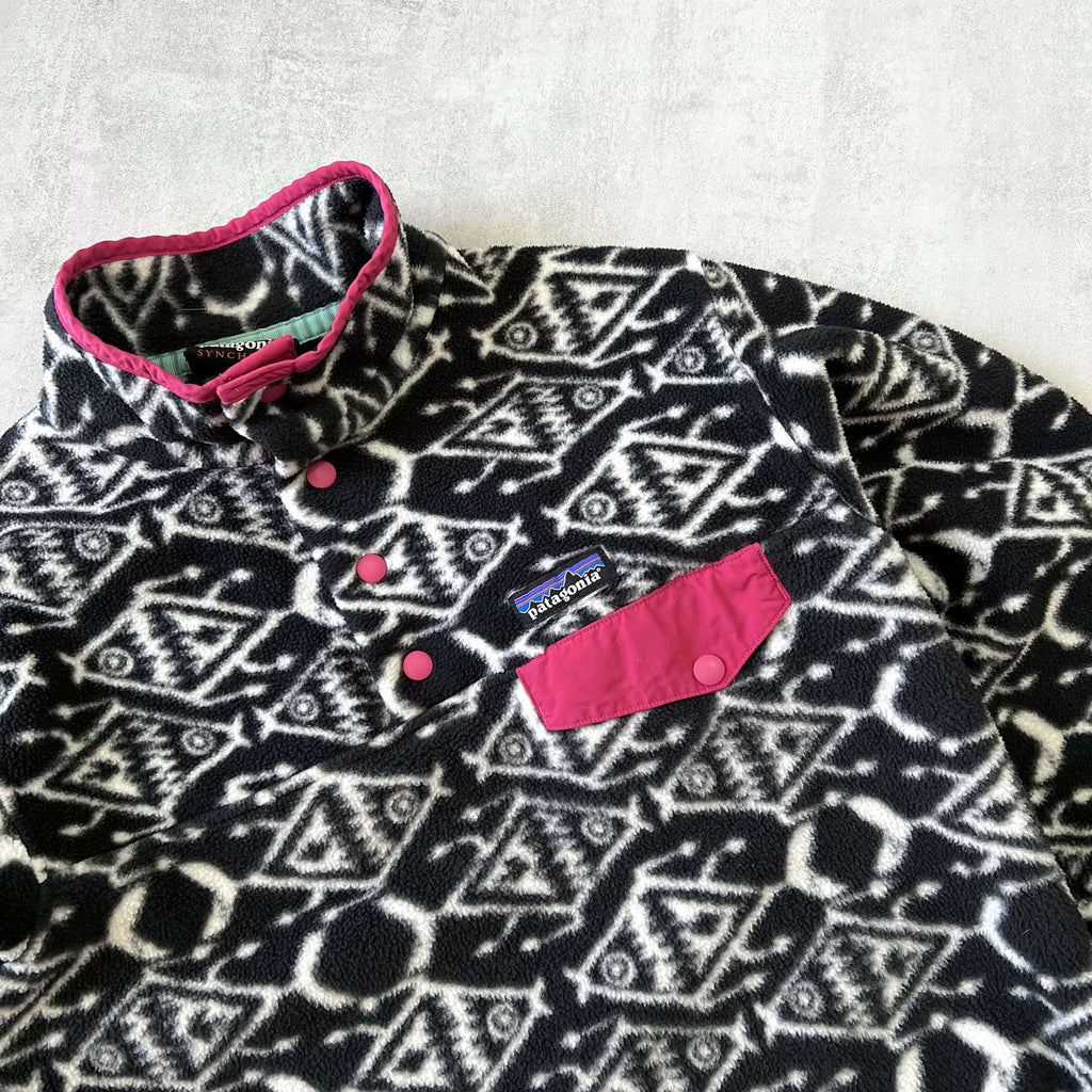 Patagonia Synchilla Azteca RARE 2000s Snaap-T fleece (S)