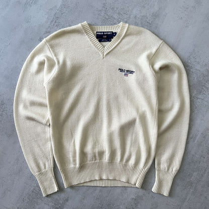 Polo Sport Ralph Lauren 1990s heavyweight spellout sweater (M)