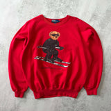 Ralph Lauren 1990s heavyweight embroidered sweatshirt (M)