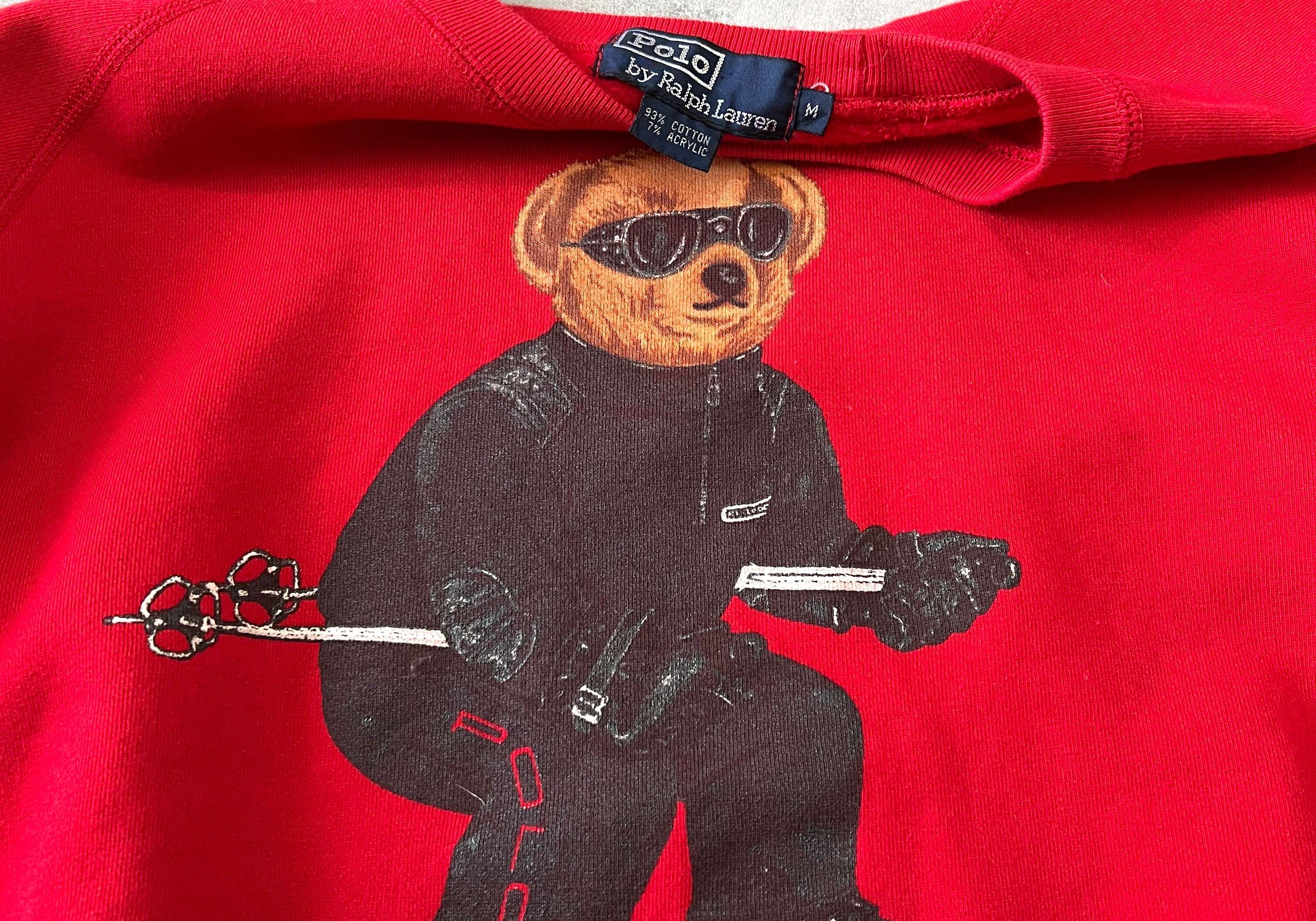 Ralph Lauren 1990s heavyweight embroidered sweatshirt (M)
