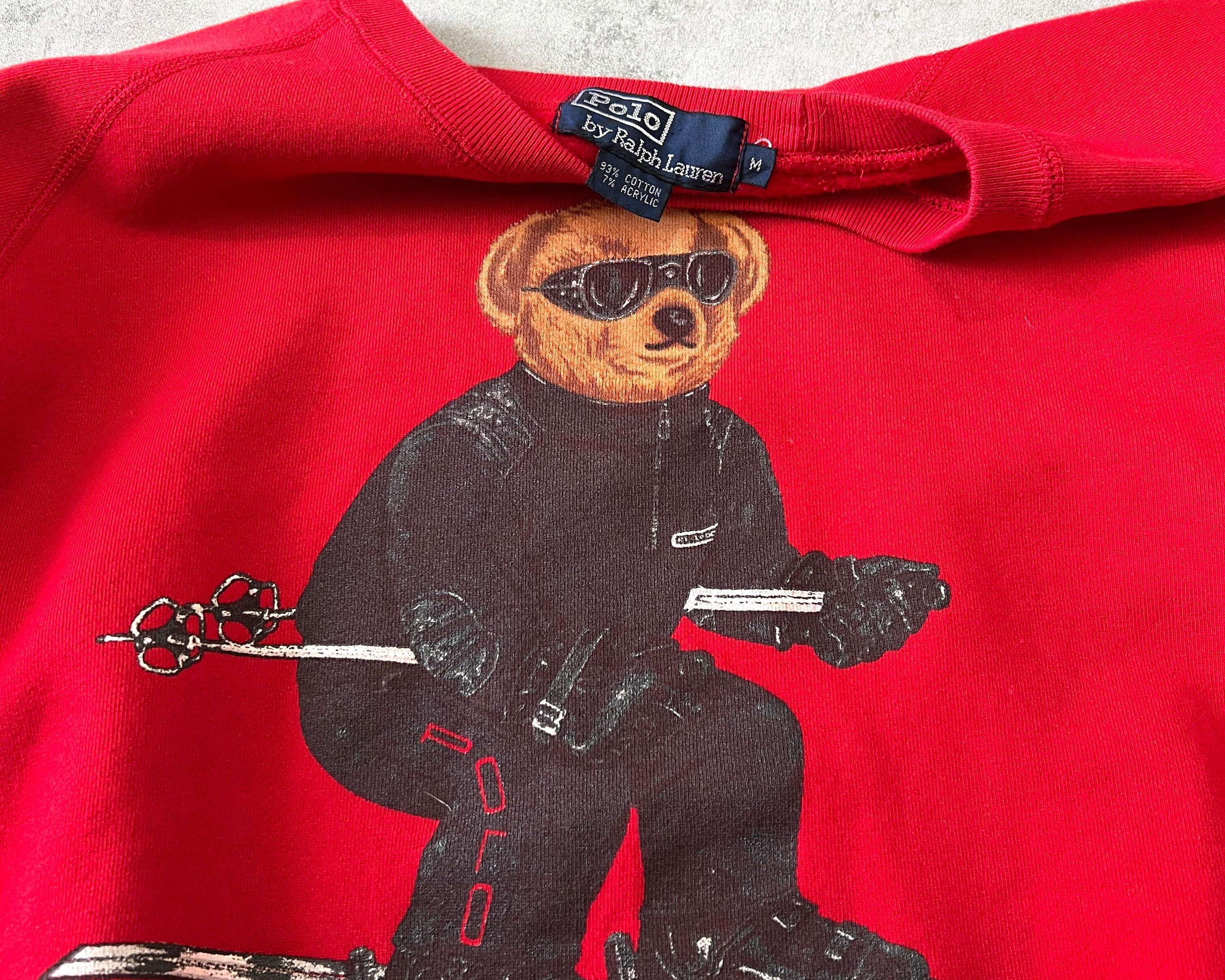 Ralph Lauren 1990s heavyweight embroidered sweatshirt (M)