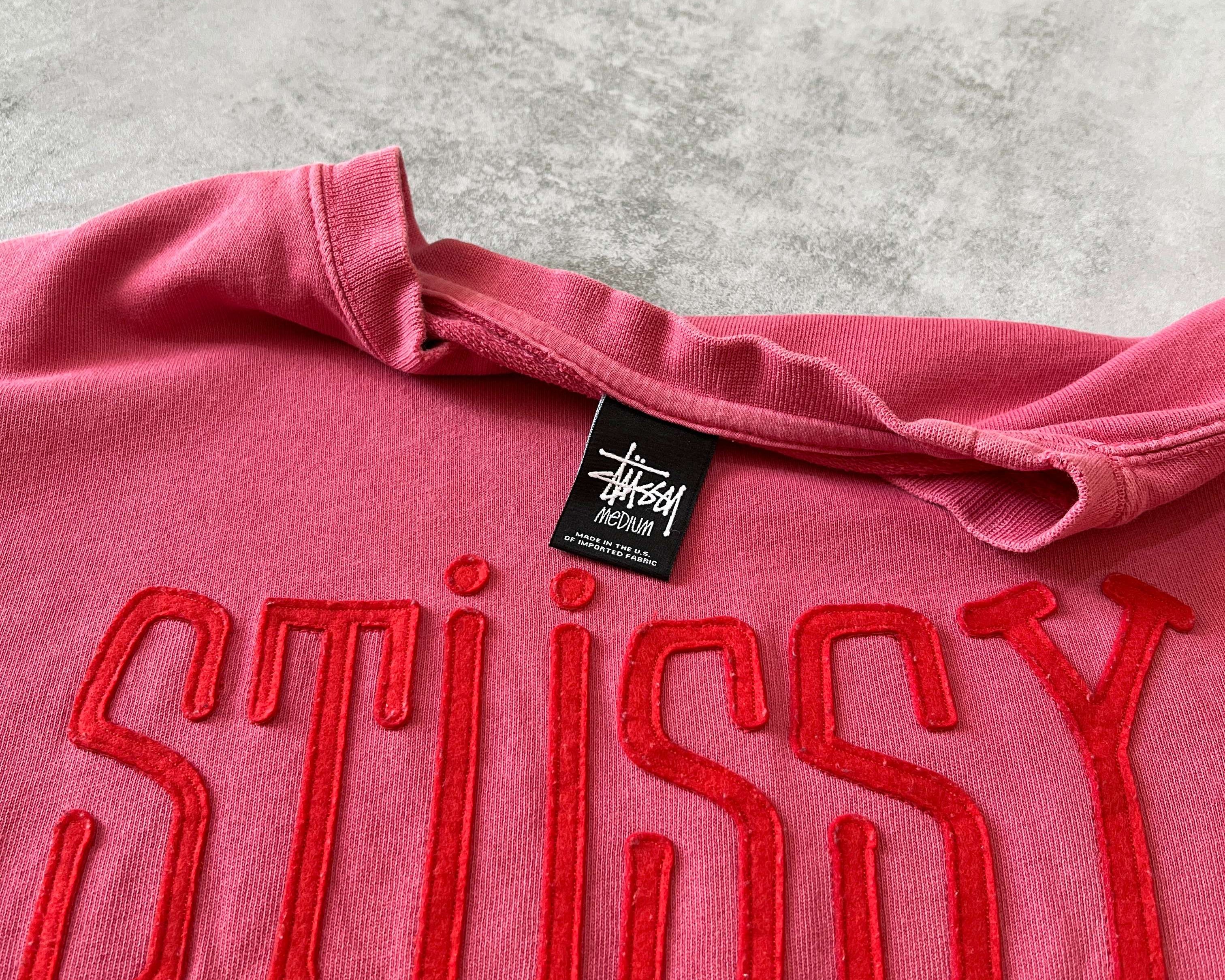 Stussy 2000s heavyweight longsleeve graphic t-shirt (M)