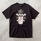 Stussy RARE 1990s heavyweight embroidered t-shirt (M)