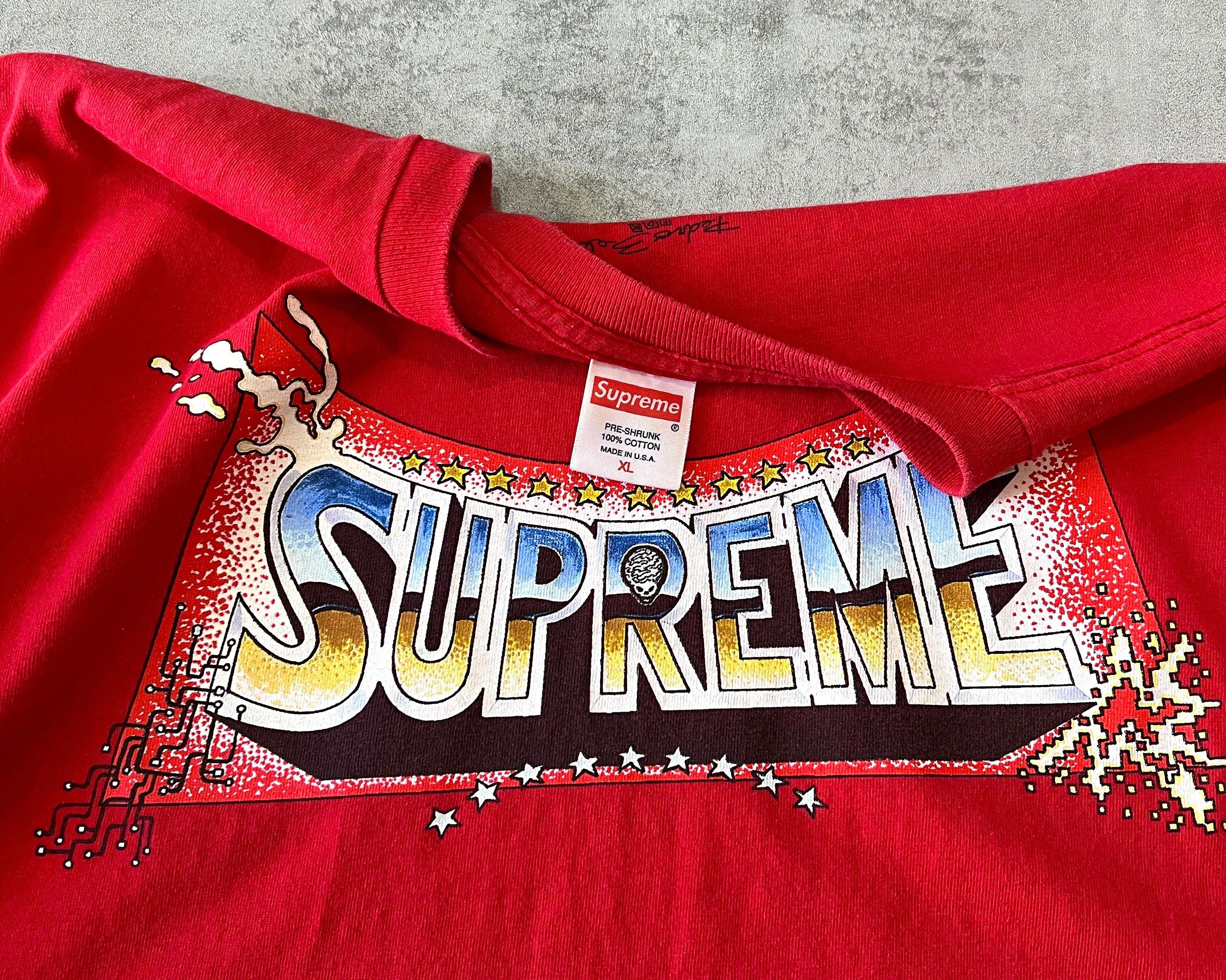 Supreme RARE 1990s heavyweight spellout T-shirt (L)