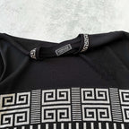 Versace 1990s women's knitted t-shirt (XL)