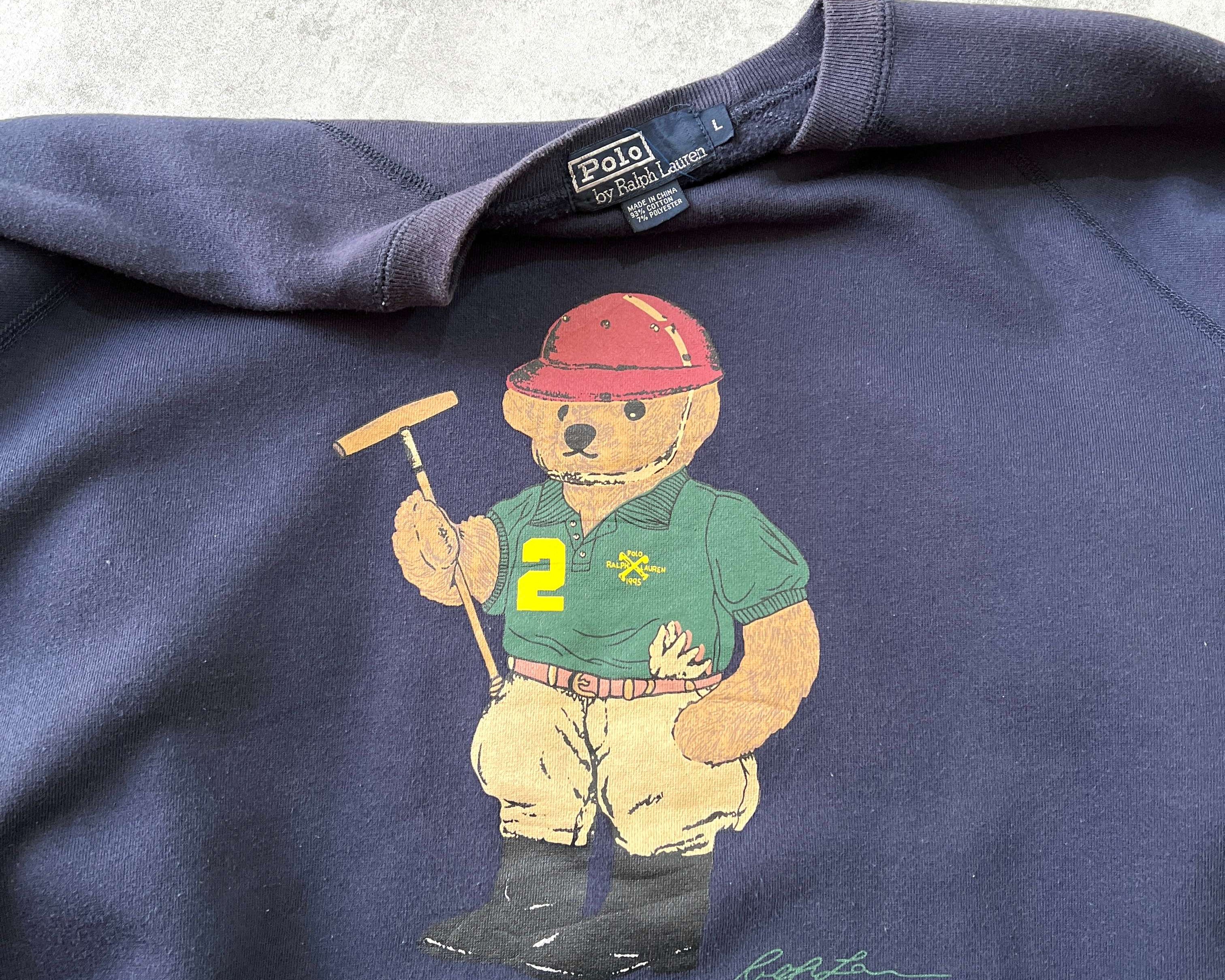 Polo Sport Ralph Lauren 1990s heavyweight embroidered sweatshirt (L)