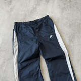 Nike RARE 2000s double swoosh trackpants (M)