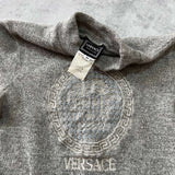 Versace RARE 1990s heavyweight spellout croptop (M)
