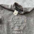 Versace RARE 1990s heavyweight spellout croptop (M)