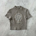 Versace RARE 1990s heavyweight spellout croptop (M)